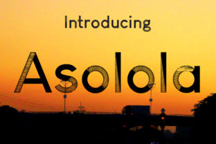 Asolola: A Display Typeface That Makes Small Brands Memorable