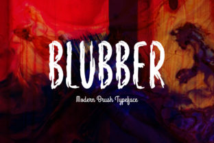 Blubber: A Bold Brush Font for Memorable Brand Identity