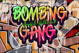 Bombing Gang: A Graffiti Blackletter Font for Bold Brands