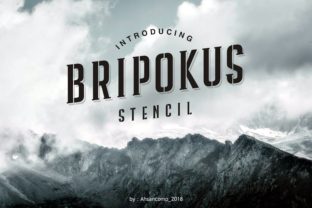 Bripokus: The Bold Condensed Stencil Typeface for Campaign Clarity