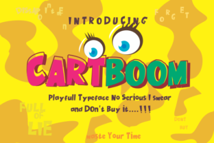 Cartboom: A Playful Display Font for Web Designers