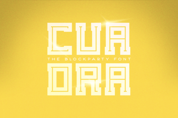 Cuadra Font: A Bold Display Typeface for Editorial Projects