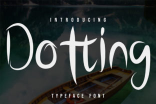Dotting: A Display Font with Editorial Soul