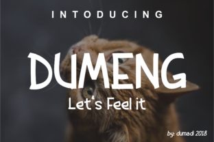 Dumeng: A Relaxed Modern Typeface for Small Business Branding