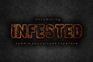 Infested: A Brutal Display Font for Bold Web Typography