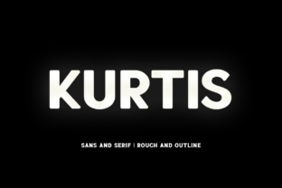 Kurtis Family: A Bold Display Font for Polished Branding