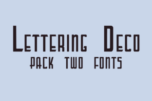 Lettering Deco: A Classic Art Deco Font for Branding