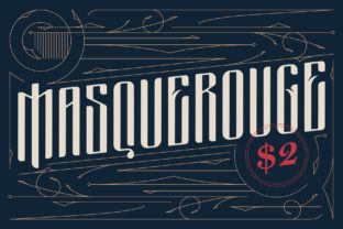 Masquerouge: A Victorian Display Font That Makes Small Business Branding Unforgettable