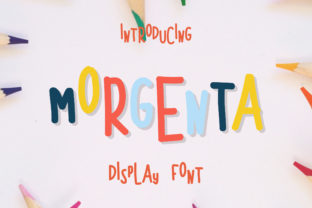 Morgenta: A Bold Hand-Drawn Font for Editorial Design