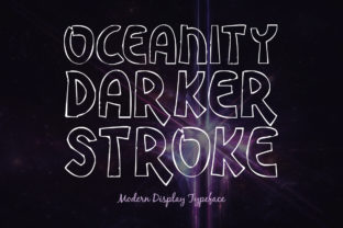 Oceanity Darker Stroke: A Bold New Display Font for Designers