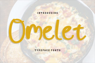 Omelet: A Bold Display Font for Campaign Creatives