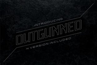 Outgunned: A Striking Display Font for Editorial Design