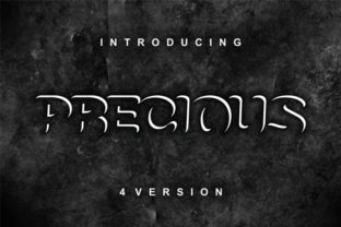 Precious Family: A Display Font for Editorial Design