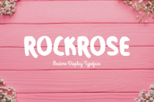 Rockrose: A Display Font for Editorial Design and Content Branding