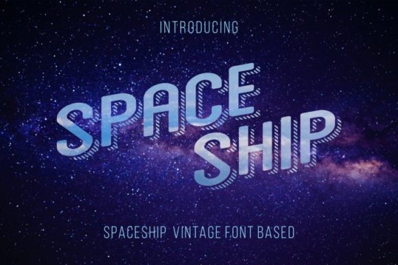 Space Ship: A Display Typeface for Editorial Impact