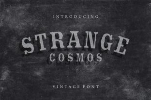 Strange Cosmos: A Bold Display Font for Web Designers