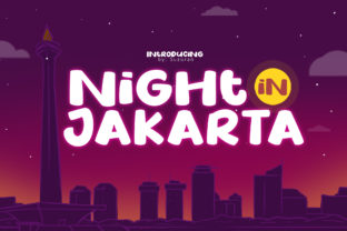 Using Night in Jakarta Font in a Real Branding Project