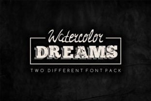 Watercolor Dreams Family: A Display Font for Editorial Design