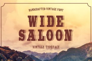 Wide Saloon: A Bold Display Font for Standout Branding
