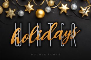 Winter Holidays Duo: A Playful Font Duo for Brand Design