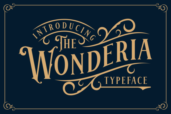 Wonderia: A Whimsical Display Font for Creative Web Projects